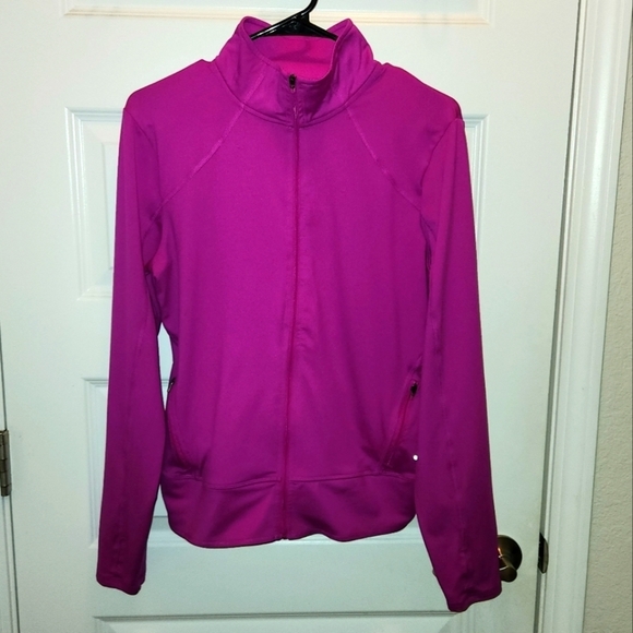 Champion Jackets & Blazers - CHAMPION Duodry+ Collared Zip-Up Athletic Pink Jacket